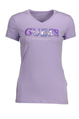 Женская футболка Guess Jeans W2GI05J1300, фиолетовая цена и информация | Женские футболки | 220.lv