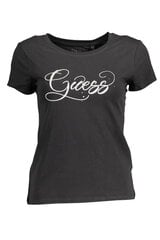 Женская футболка Guess Jeans W2GI24KA0Q1, черная цена и информация | Женские футболки | 220.lv