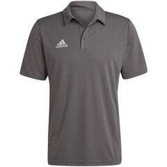Sporta krekls vīriešiem Adidas Entrada 22 Polo, pelēks цена и информация | Мужская спортивная одежда | 220.lv