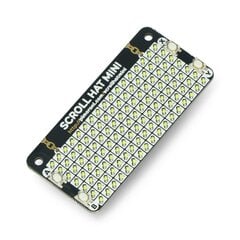 Scroll HAT Mini, 17x7 LED matrica, HAT Raspberry Pi, Pimoroni PIM491 цена и информация | Электроника с открытым кодом | 220.lv