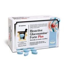 Uztura bagātinātājs BioActive Glucosamine Forte Plus tabletes N80 cena un informācija | Vitamīni | 220.lv