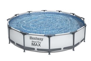 Bestway tērauda Pro MAX baseins 366 x 76 cm cena un informācija | Baseini | 220.lv