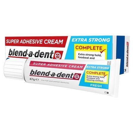 BLEND-A-DENT Extra Stark Fresh Mint fiksācijas krēms 47g cena un informācija | Zobu pastas, birstes | 220.lv