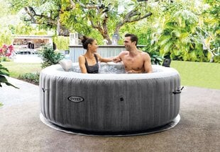 Burbuļvanna Intex PureSpa Greywood Bubble Deluxe Ø 196 cm x 71 cm цена и информация | Бассейны | 220.lv