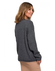 Sieviešu jaciņa BK074 ar pogām un kabatām - antracīts cena un informācija | Sieviešu džemperi | 220.lv