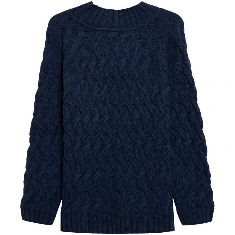 Džemperis sievietēm Outhorn Sweater W HOZ21 SWD605 30S HOZ21SWD60530S, zils cena un informācija | Sieviešu džemperi | 220.lv