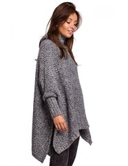 Pončo džemperis sievietēm BK049 - antracīts cena un informācija | BeKnit Apģērbi, apavi, aksesuāri | 220.lv