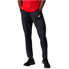 Sporta bikses vīriešiem Asics Core Woven Pant M 2011C342-001, melnas cena un informācija | Sporta apģērbs vīriešiem | 220.lv
