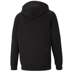 Мужской спортивный свитер Puma Essentials Big Logo Full-Zip Hoodie M 586698-01, черный цена и информация | Мужская спортивная одежда | 220.lv