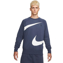 Sporta džemperis vīriešiem Nike Nsw Swoosh Sbb Crew M DD5993 437, zils цена и информация | Мужская спортивная одежда | 220.lv