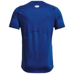T-krekls vīriešiem Under Armour Heatgear Armor Fitted Short Sleeve M 1361683432, zils cena un informācija | Vīriešu T-krekli | 220.lv
