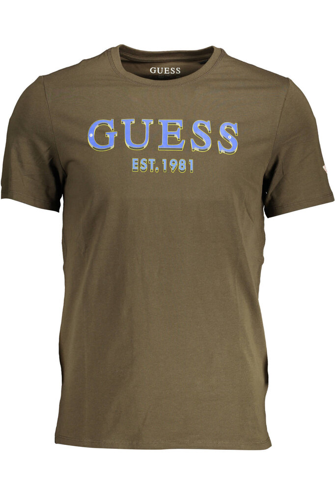 T-krekls vīriešiem Guess, zaļš цена и информация | Vīriešu T-krekli | 220.lv