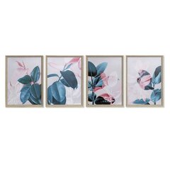 Декоративное растение DKD Home Decor, кувшин 20 x 20 x 78 cм, фарфор розовый PVC, 2 штуки цена и информация | Картины | 220.lv