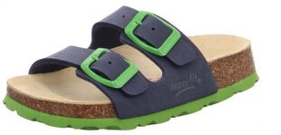 Sieviešu sandales, Superfit FUSSBETTPANTOFF / Blue-Green цена и информация | Шлепанцы, тапочки для женщин | 220.lv