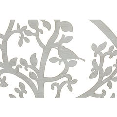 Sienas dekors DKD Home Decor Balts Metāls Koks, 2 gab., 99 x 1 x 99 cm cena un informācija | Interjera priekšmeti | 220.lv