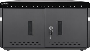 Uzlādes skapis Manhattan ar 20 portiem USB-C PD (Power Delivery) 360 W cena un informācija | Portatīvo datoru dzesēšanas paliktņi un citi piederumi | 220.lv