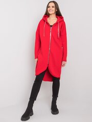 Jaka sievietēm, ar kapuci, sarkana cena un informācija | Sieviešu džemperi | 220.lv