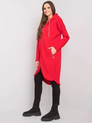 Jaka sievietēm, ar kapuci, sarkana cena un informācija | Sieviešu džemperi | 220.lv