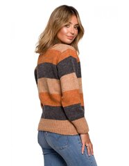 Sieviešu džemperis BK071 daudzkrāsains, svītrains - 4. modelis цена и информация | Женские кофты | 220.lv