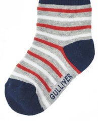 Комплект серых носков, 2 пары для мальчиков «Gulliver» цена и информация | Носки, колготки для мальчиков | 220.lv
