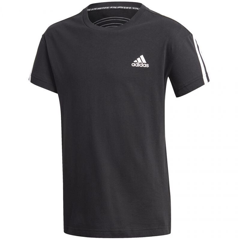 T-krekls bērniem Adidas B 3S Tee Jr GE0659, melns cena un informācija | Zēnu krekli | 220.lv