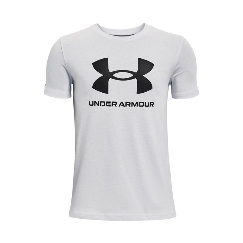 T-krekls bērniem Under Armour Y Sportstyle Logo SS Jr 1363 282 014, pelēks цена и информация | Zēnu krekli | 220.lv
