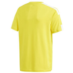 Футболка детская Adidas Squadra 21 JSY Y Jr GN5744, желтая цена и информация | Рубашки для мальчиков | 220.lv