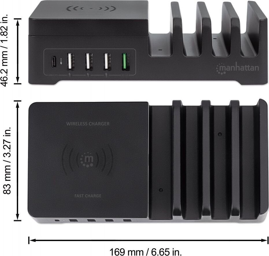 Manhattan 102230 55W cena un informācija | Lādētāji un adapteri | 220.lv