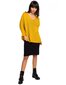 Brīvs džemperis sievietēm BK018 ar kabatu - dzeltens cena un informācija | Sieviešu džemperi | 220.lv