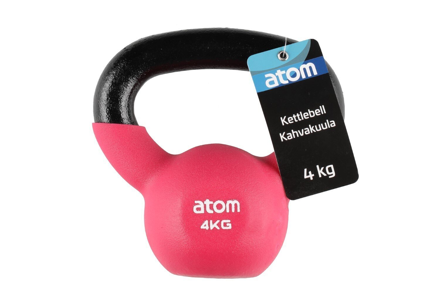 Svaru bumba Atom, metāla, 4 kg цена и информация | Svari, hanteles, stieņi | 220.lv