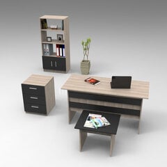 Набор мебели Kalune Design VO11, коричневый/черный цена и информация | Компьютерные, письменные столы | 220.lv