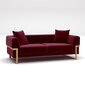 Divvietīgs dīvāns Kalune Design Magenta, brūns cena un informācija | Dīvāni | 220.lv