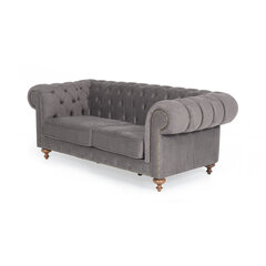 Divvietīgs dīvāns Kalune Design London, pelēks цена и информация | Диваны | 220.lv