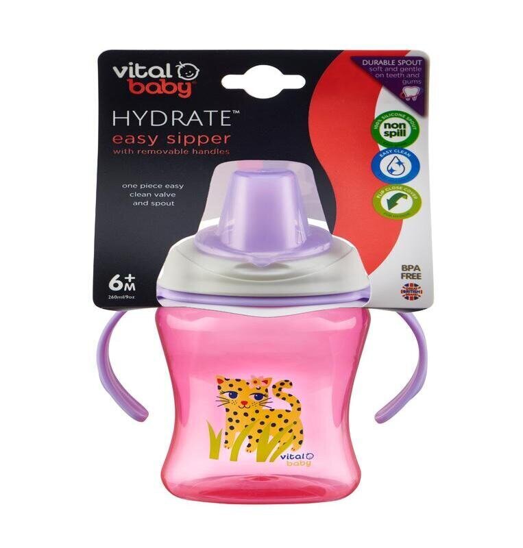 Pudele Vital Baby, 260 ml, 6 m + cena un informācija | Bērnu pudelītes un to aksesuāri | 220.lv