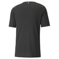 Skriešanas krekls vīriešiem Puma Run Wool SS Tee M 52086101, melns цена и информация | Мужская спортивная одежда | 220.lv