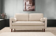 Divvietīgs dīvāns Kalune Design Rome, smilškrāsas cena un informācija | Dīvāni | 220.lv