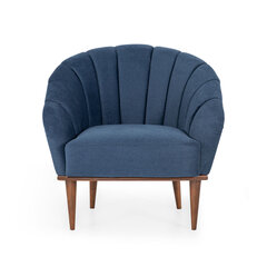 Krēsls Kalune Design Ivory, zils цена и информация | Кресла в гостиную | 220.lv