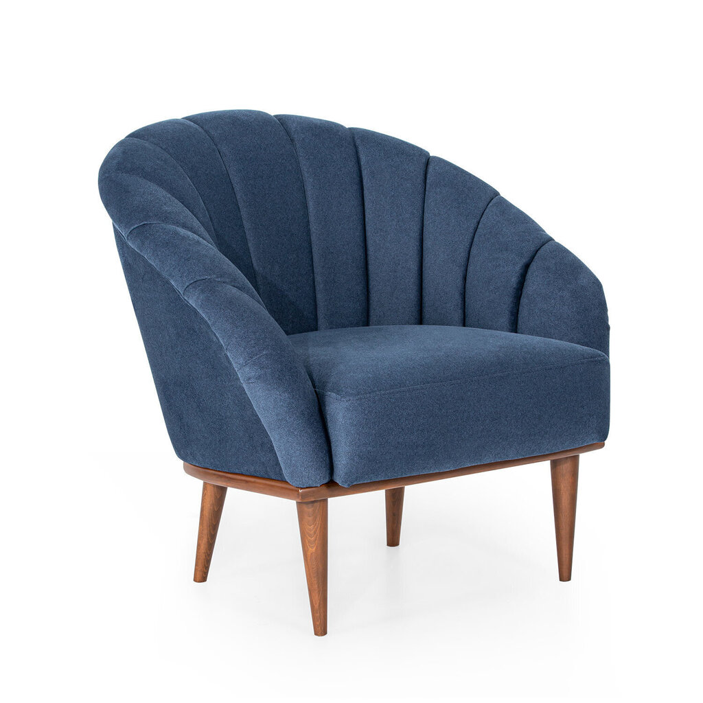 Krēsls Kalune Design Ivory, zils cena un informācija | Atpūtas krēsli | 220.lv