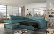 Mīkstināts stūris Elano, melns цена и информация | Stūra dīvāni | 220.lv