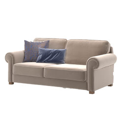 Divvietīgs dīvāns Kalune Design Panama, smilškrāsas cena un informācija | Dīvāni | 220.lv