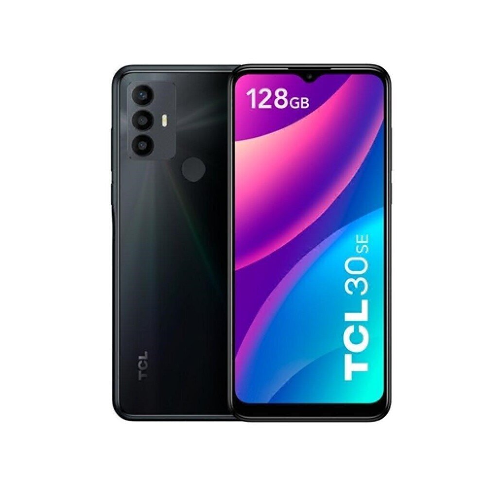 TCL 30SE 6165H Space 6,52" Octa Core 4 GB RAM 128 GB Black цена и информация | Mobilie telefoni | 220.lv