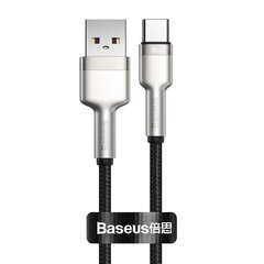 Кабель для телефона Baseus, USB - USB-C, 66 Вт, 25 см, CAKF000001 цена и информация | Кабели для телефонов | 220.lv