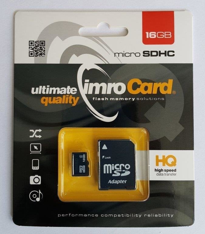 Atmiņas karte Imro KOM000822 цена и информация | Atmiņas kartes fotokamerām | 220.lv