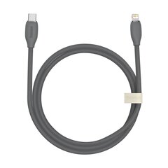 Baseus cable, USB Type C - Lightning 20W cable, 1.2 m long Jelly Liquid Silica Gel - black cena un informācija | Savienotājkabeļi | 220.lv