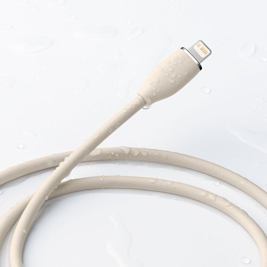 Baseus cable, USB Type C - Lightning 20W cable, 1.2 m long Jelly Liquid Silica Gel - pink cena un informācija | Savienotājkabeļi | 220.lv