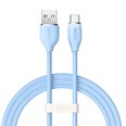 Baseus cable, USB cable - USB Type C 100W 1.2 m long Jelly Liquid Silica Gel - blue