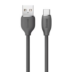 Baseus cable, USB cable - USB Type C 100W length 2 m Jelly Liquid Silica Gel - black cena un informācija | Savienotājkabeļi | 220.lv