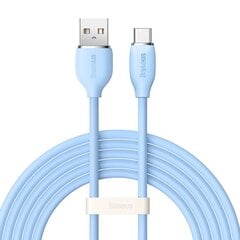 Baseus cable, USB cable - USB Type C 100W 2 m long Jelly Liquid Silica Gel - blue цена и информация | Кабели для телефонов | 220.lv