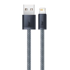 Baseus iPhone USB cable - Lightning 1m, 2.4A gray (CALD000416) цена и информация | Кабели для телефонов | 220.lv