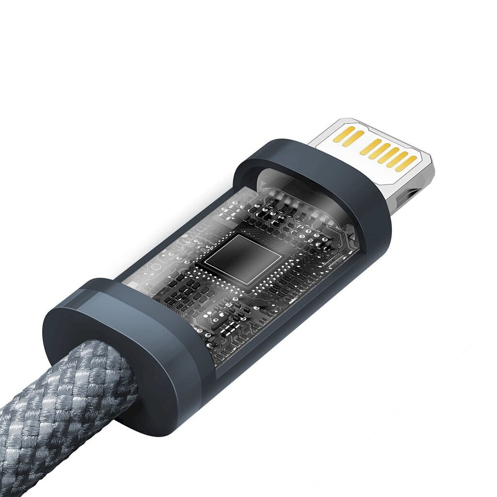 Baseus cable for iPhone USB Type C - Lightning 1m, Power Delivery 20W gray (CALD000016) цена и информация | Savienotājkabeļi | 220.lv
